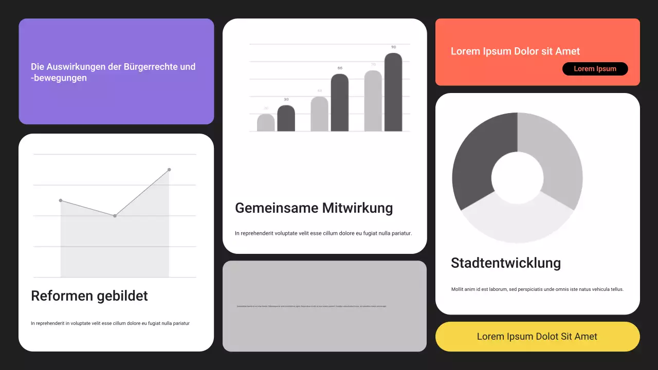 graue moderne Sozialanzeige