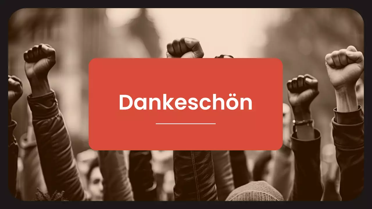 orange moderne Bürgerbewegungen Präsentation