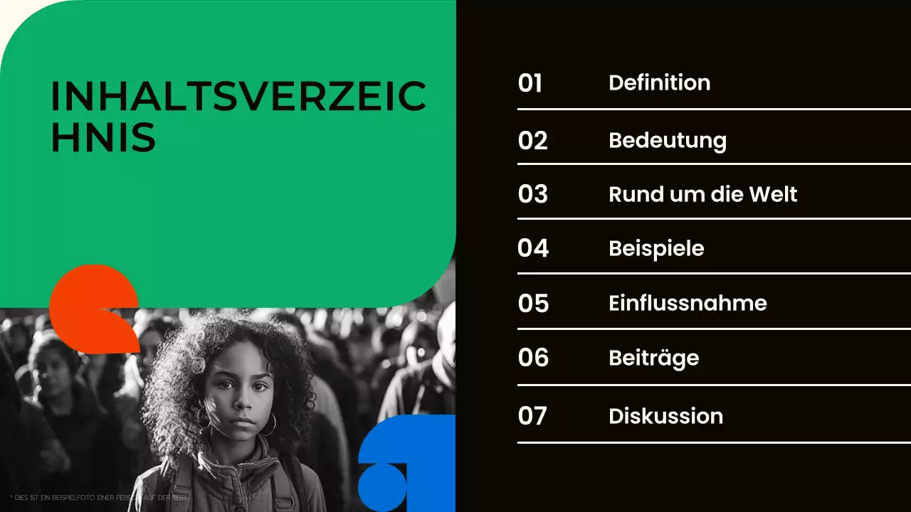 Präsentation der modernen grünen Bürgerbewegungen