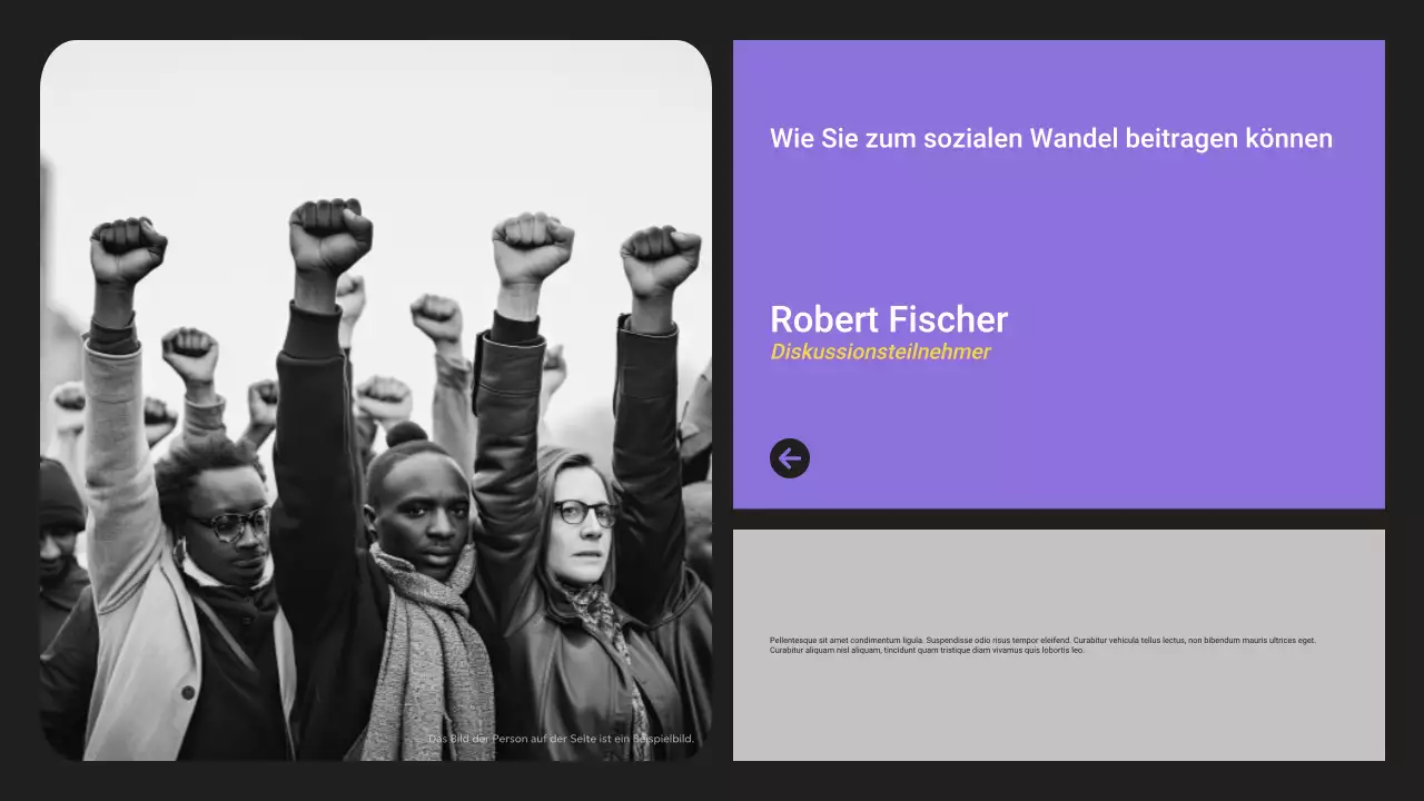 graue moderne Sozialanzeige