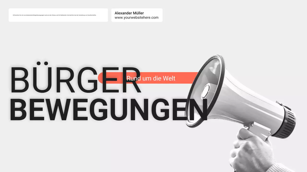 graue moderne Sozialanzeige