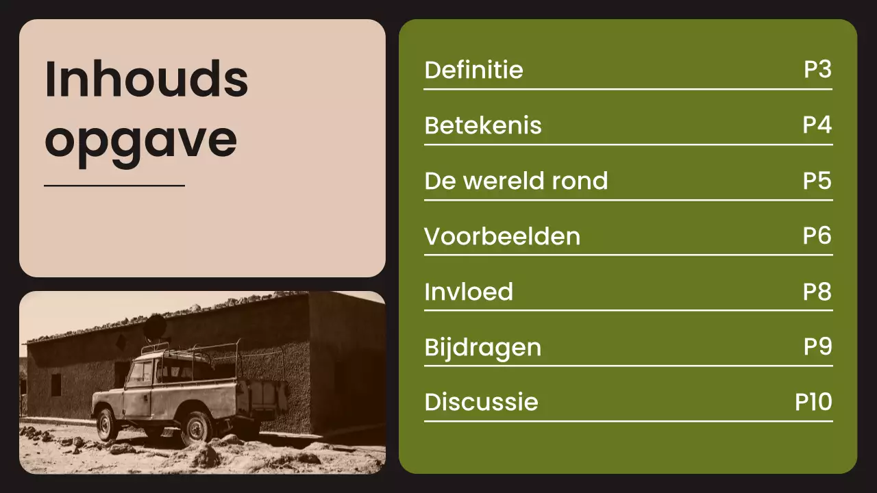 presentatie oranje moderne burgerbewegingen