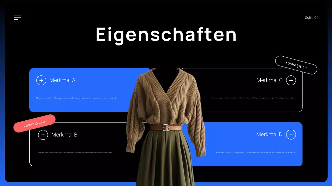 schwarz modern Produktförderung