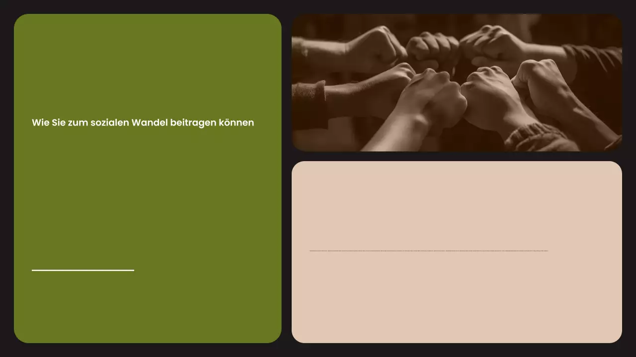 orange moderne Bürgerbewegungen Präsentation