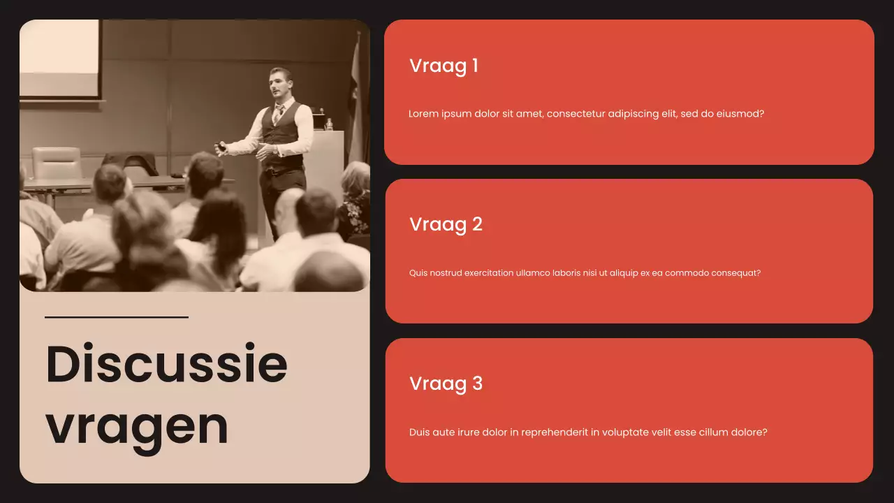 presentatie oranje moderne burgerbewegingen