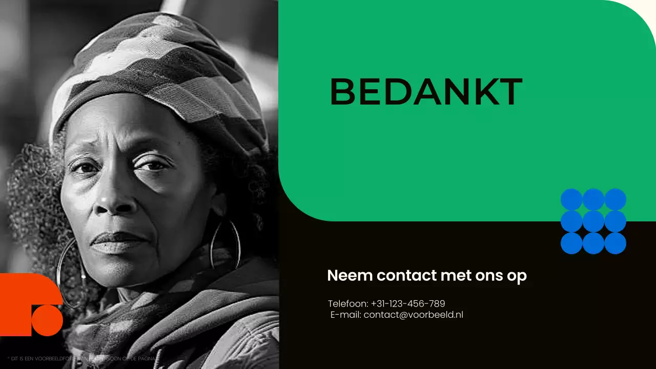 Presentatie groene moderne burgerbewegingen