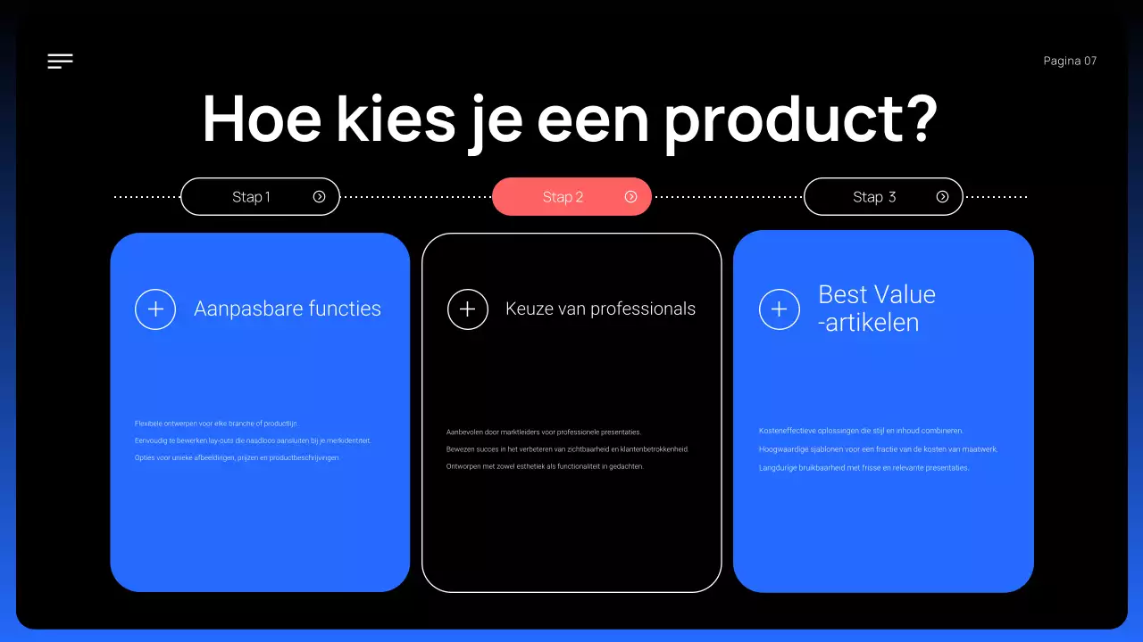 zwarte moderne productpromotie