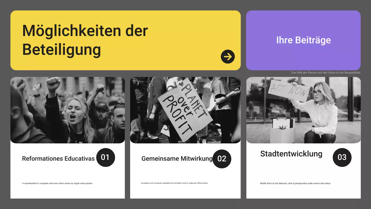 graue moderne Sozialanzeige