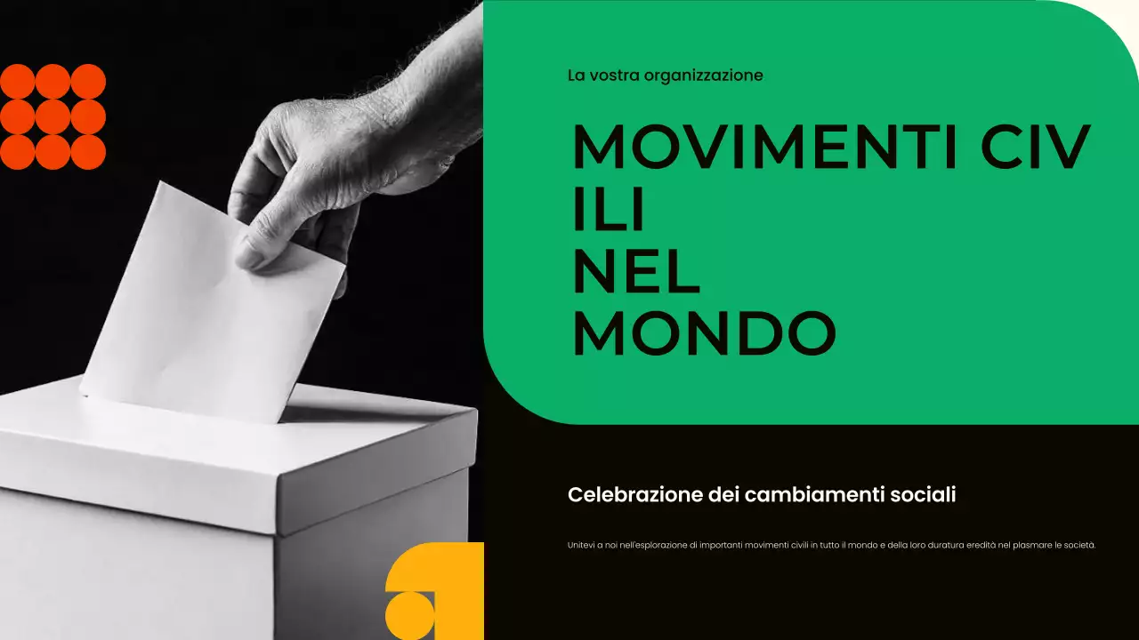Presentazione dei movimenti civili verdi moderni