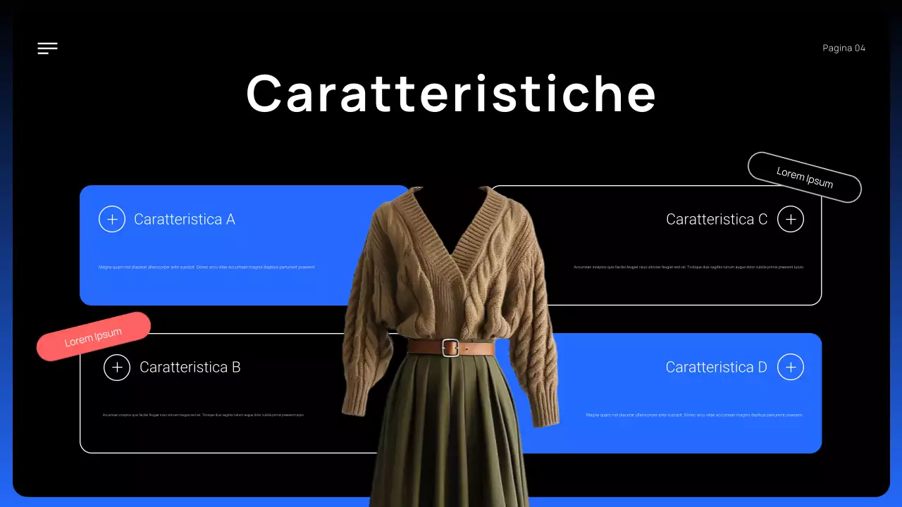 promozione del prodotto moderno nero