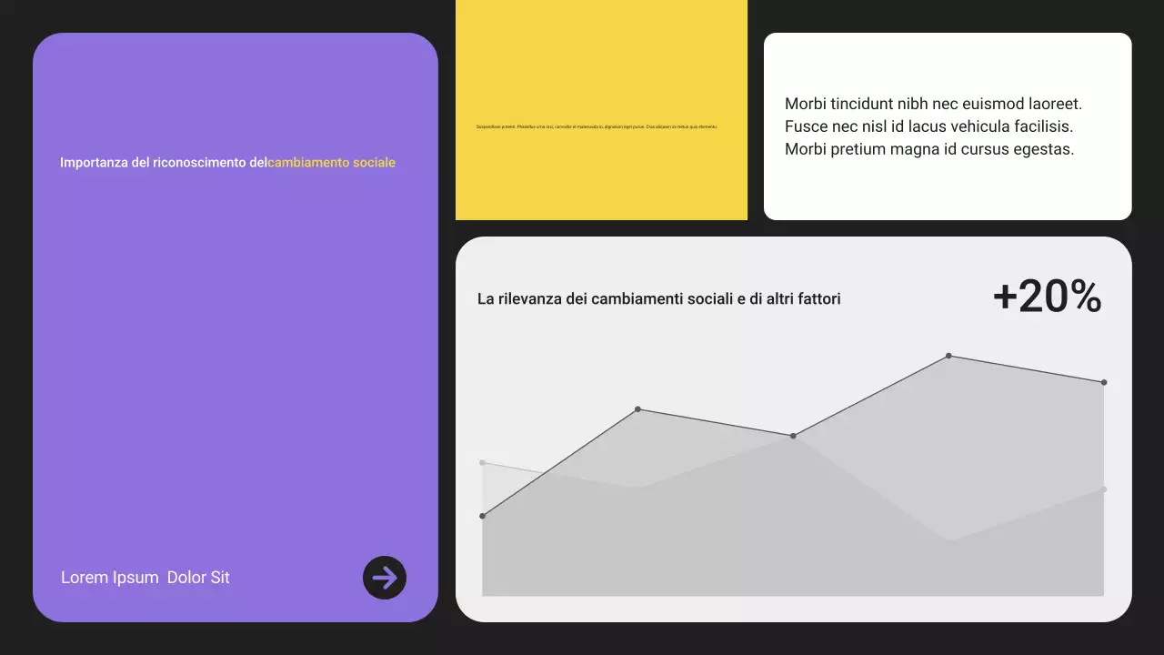 grigio annuncio sociale moderno