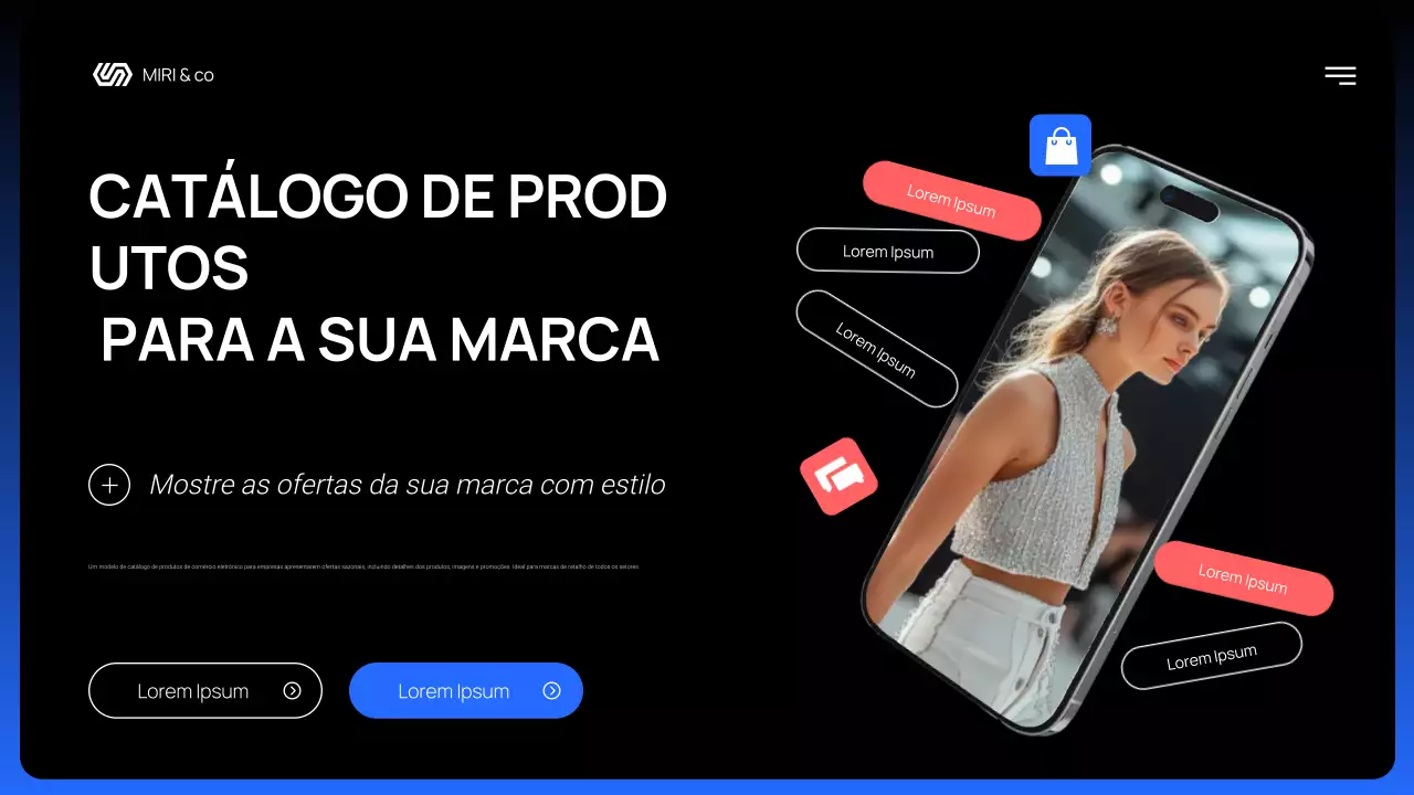 promoção de produto moderno preto