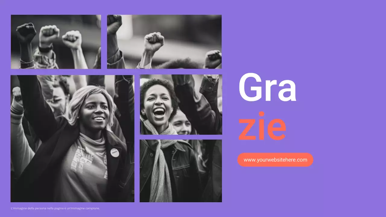 grigio annuncio sociale moderno