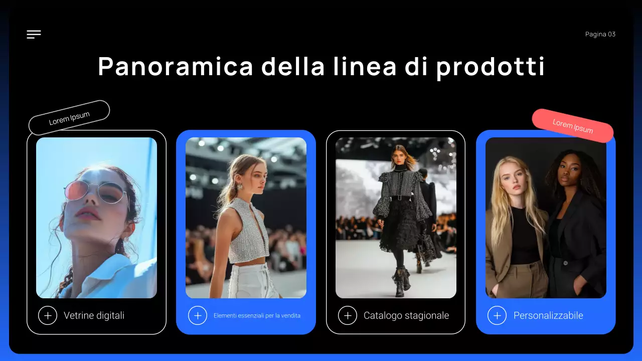 promozione del prodotto moderno nero