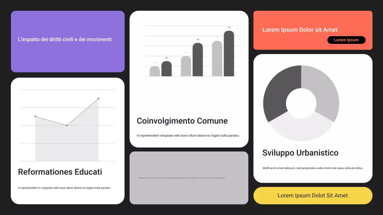 grigio annuncio sociale moderno