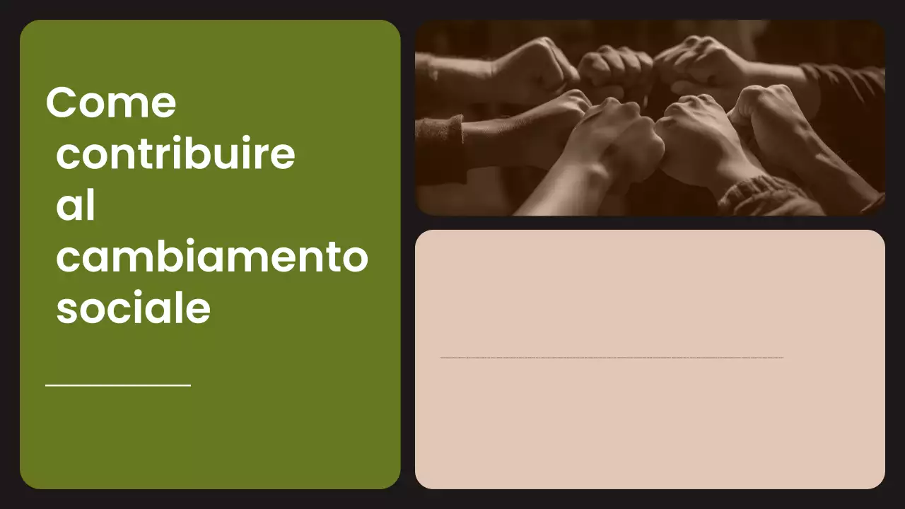 Presentazione dei movimenti civili moderni arancioni