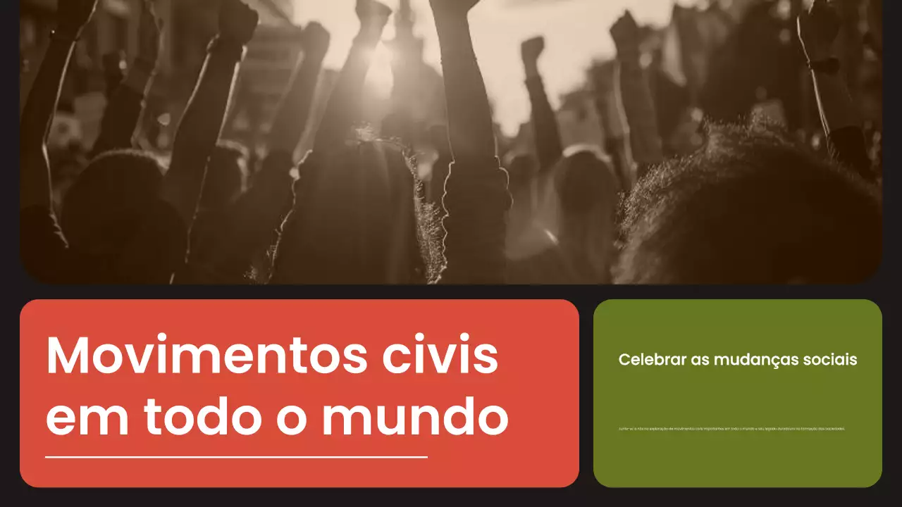 apresentação dos movimentos civis modernos da laranja
