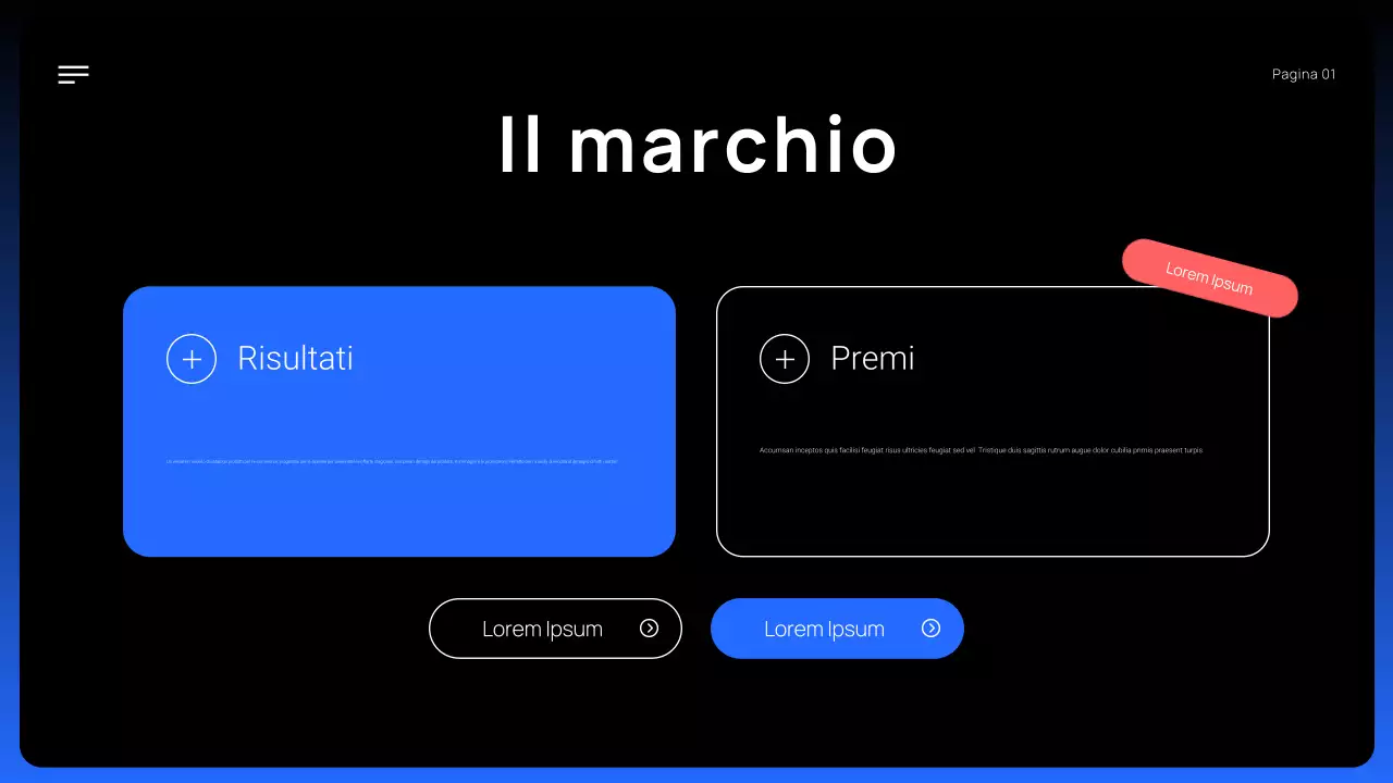 promozione del prodotto moderno nero