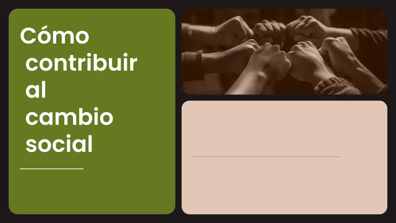 presentación de los movimientos civiles modernos de orange