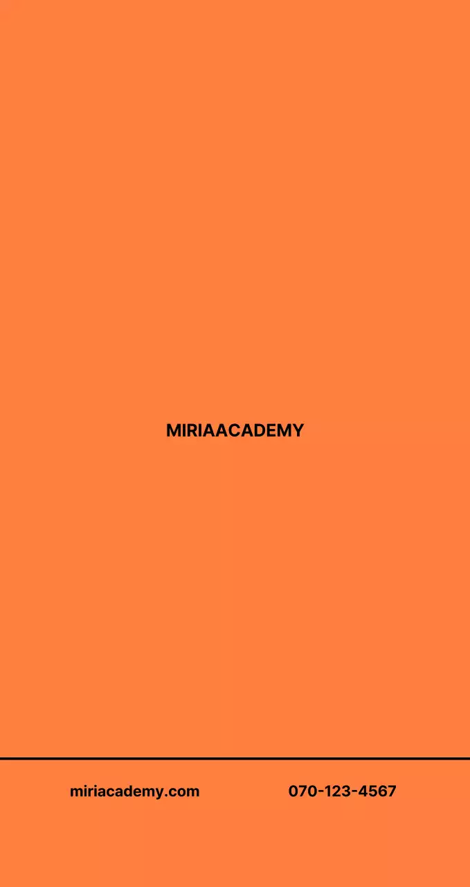 Orange Simple Education Rabatt