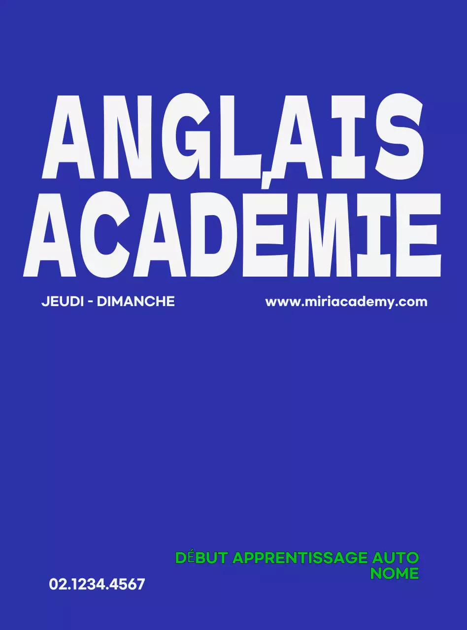 Promouvoir Blue Simple Academy