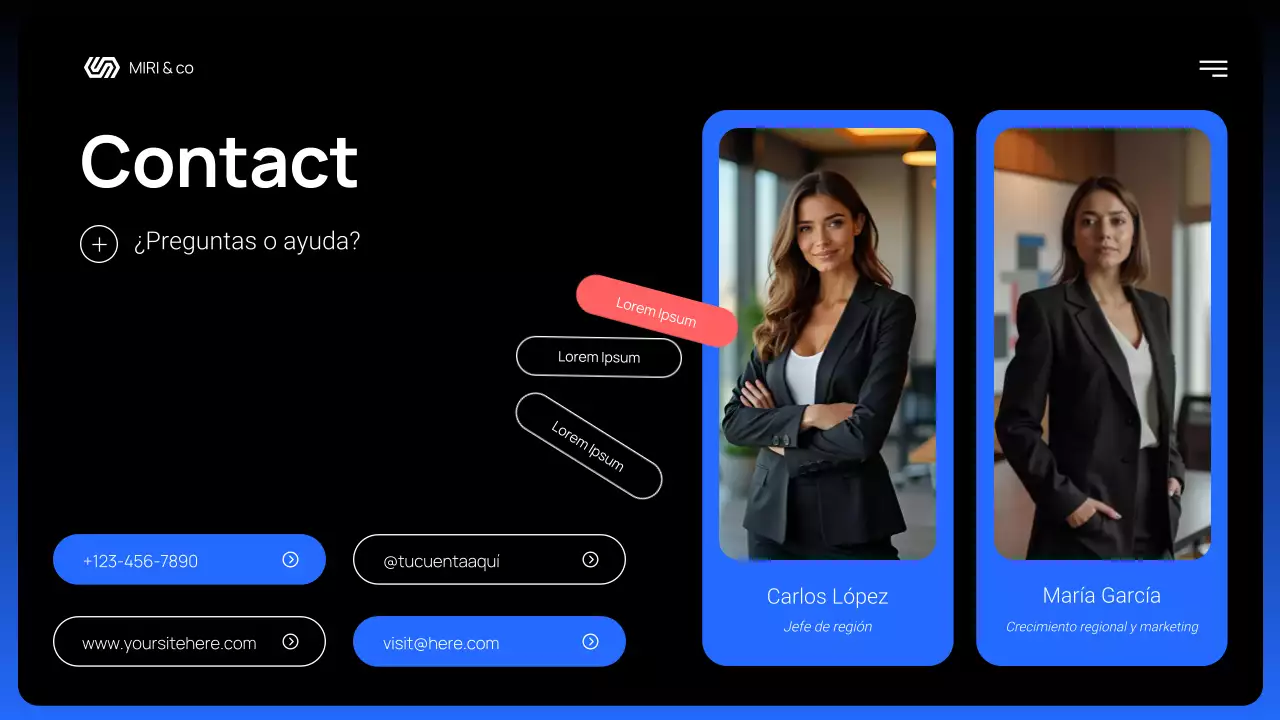 promoción de productos modernos negros