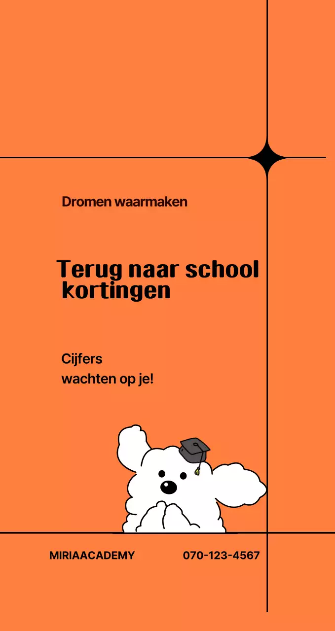 Oranje korting op onderwijs