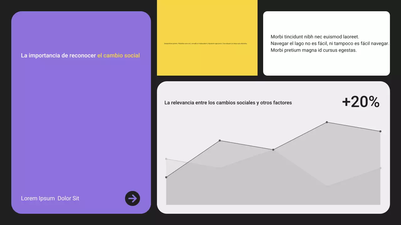 gris anuncio social moderno