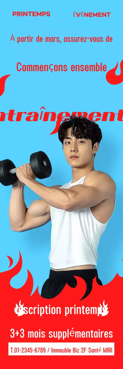 Promouvoir le mouvement bleu clair moderne