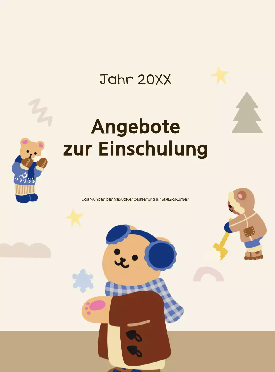 Ankündigung des Beige Cosy Training Special