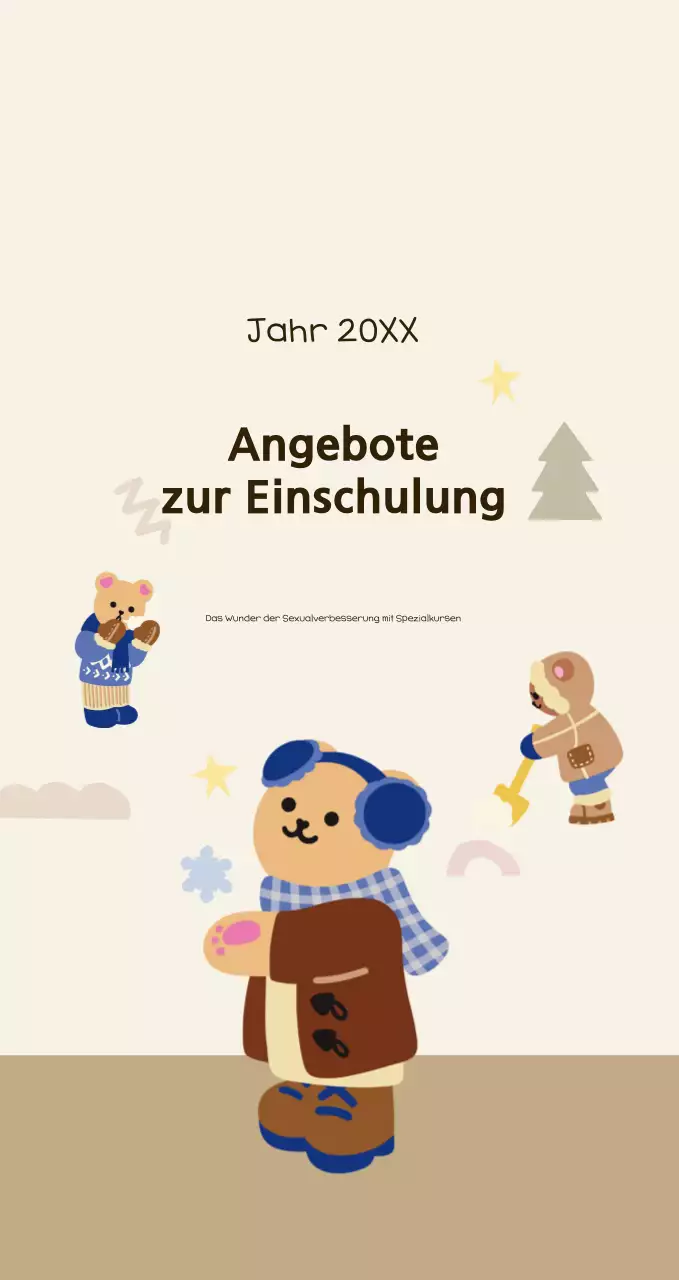 Ankündigung des Beige Cosy Training Special