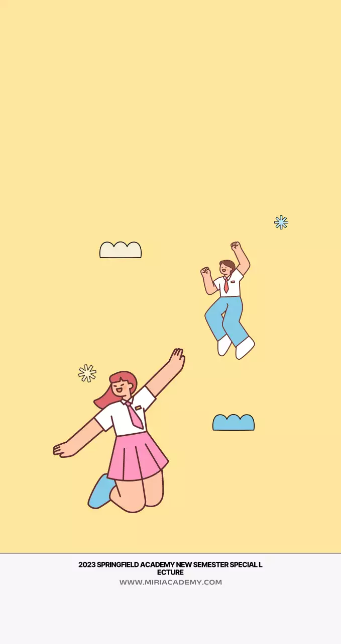 Yellow cutesy training ads