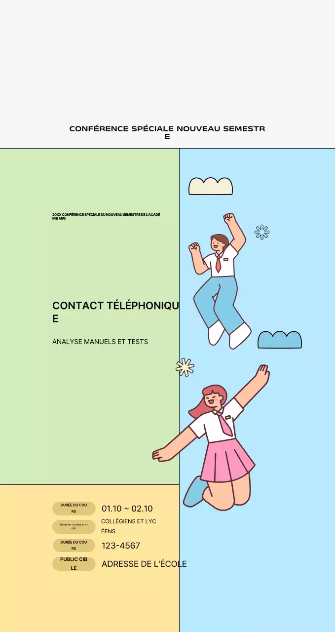 Publicité éducative pour les peluches jaunes