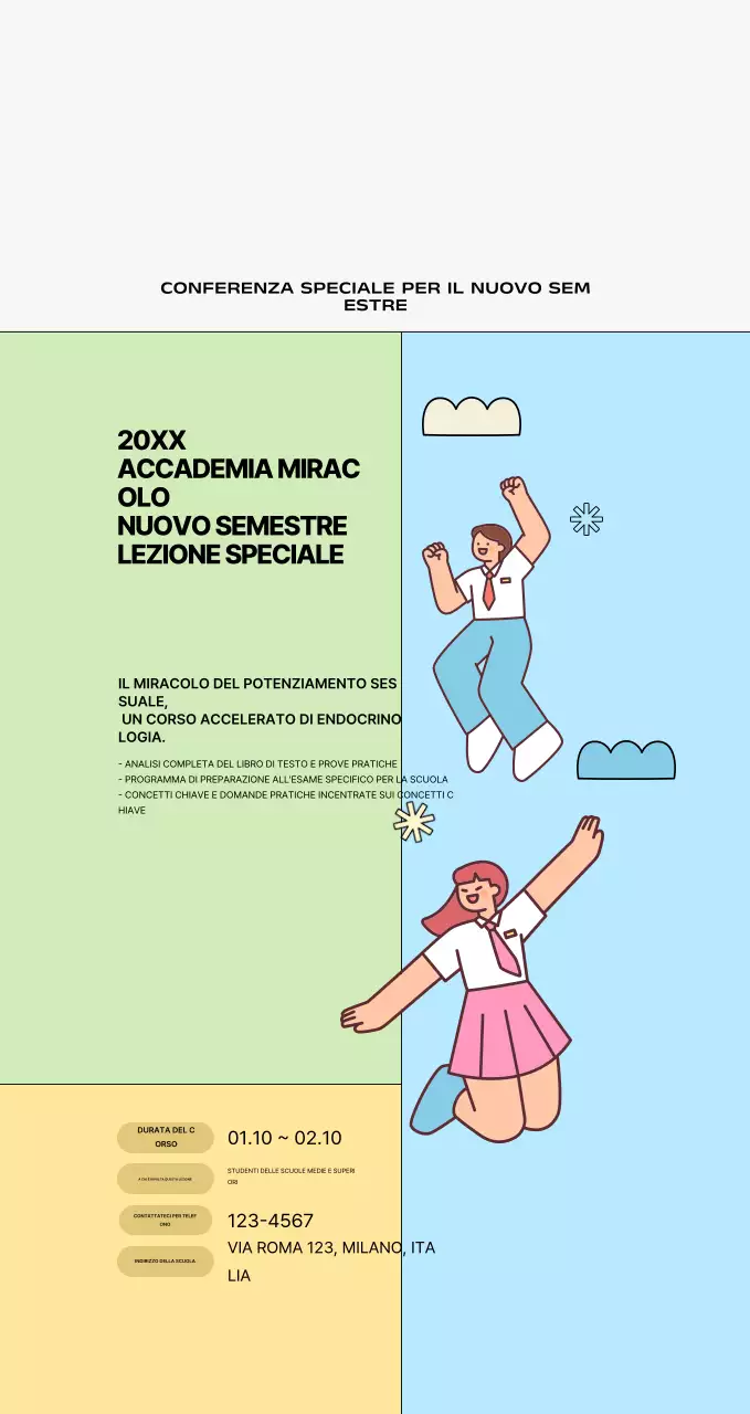 Pubblicità educativa gialla e coccolosa