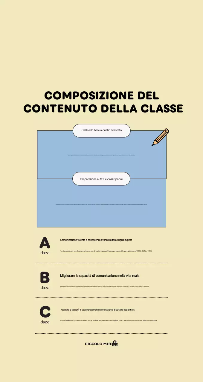 Poster di risorse educative semplici di colore azzurro