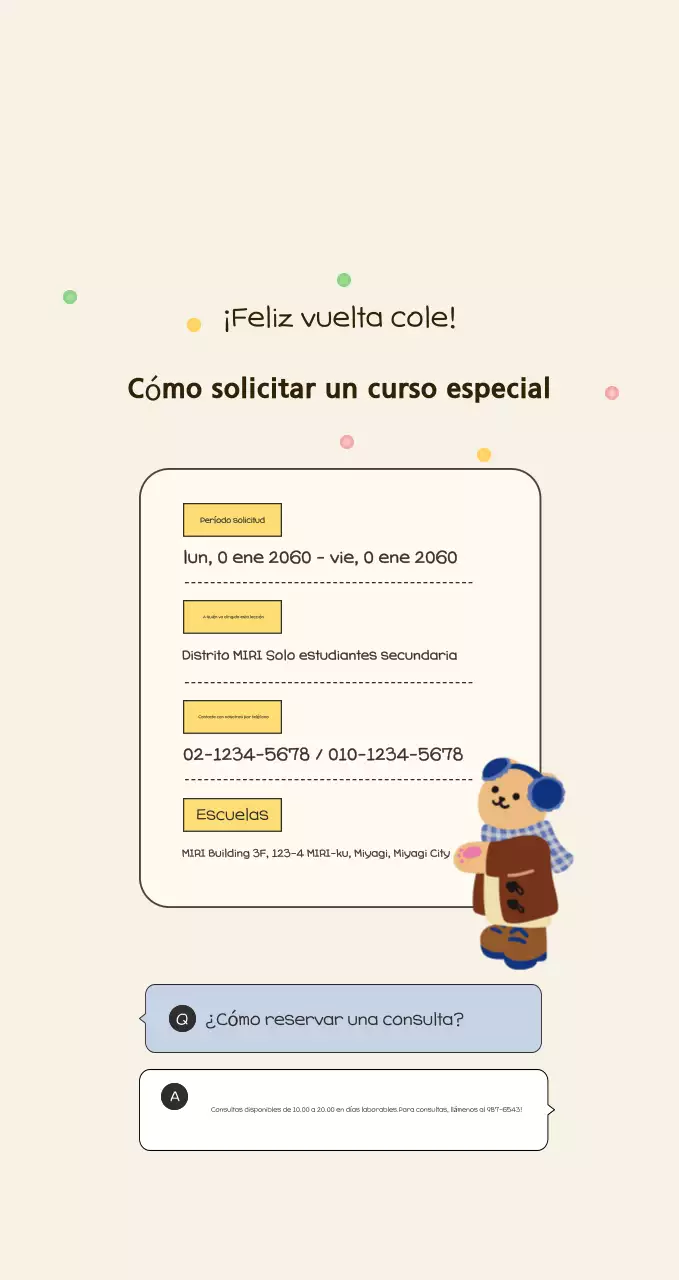 Anuncio del especial de formación de Cosy Beige