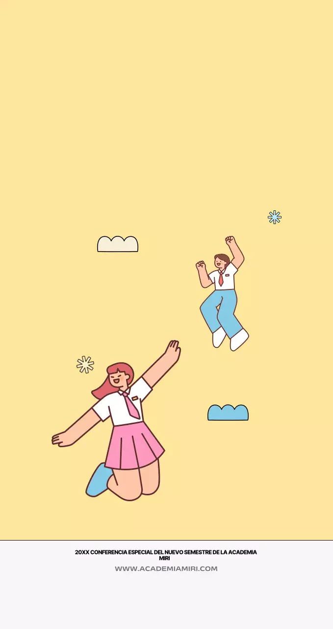 Anuncio educativo de peluche amarillo