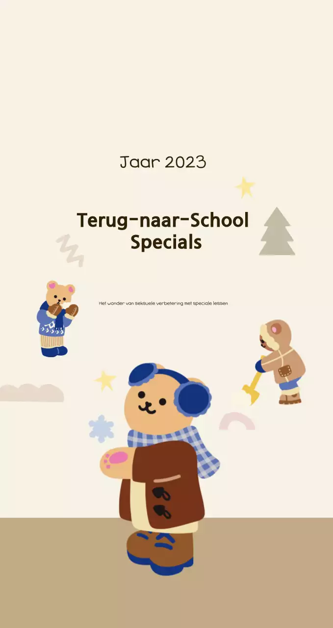 Aankondiging van de Beige Cosy Trainingsspecial