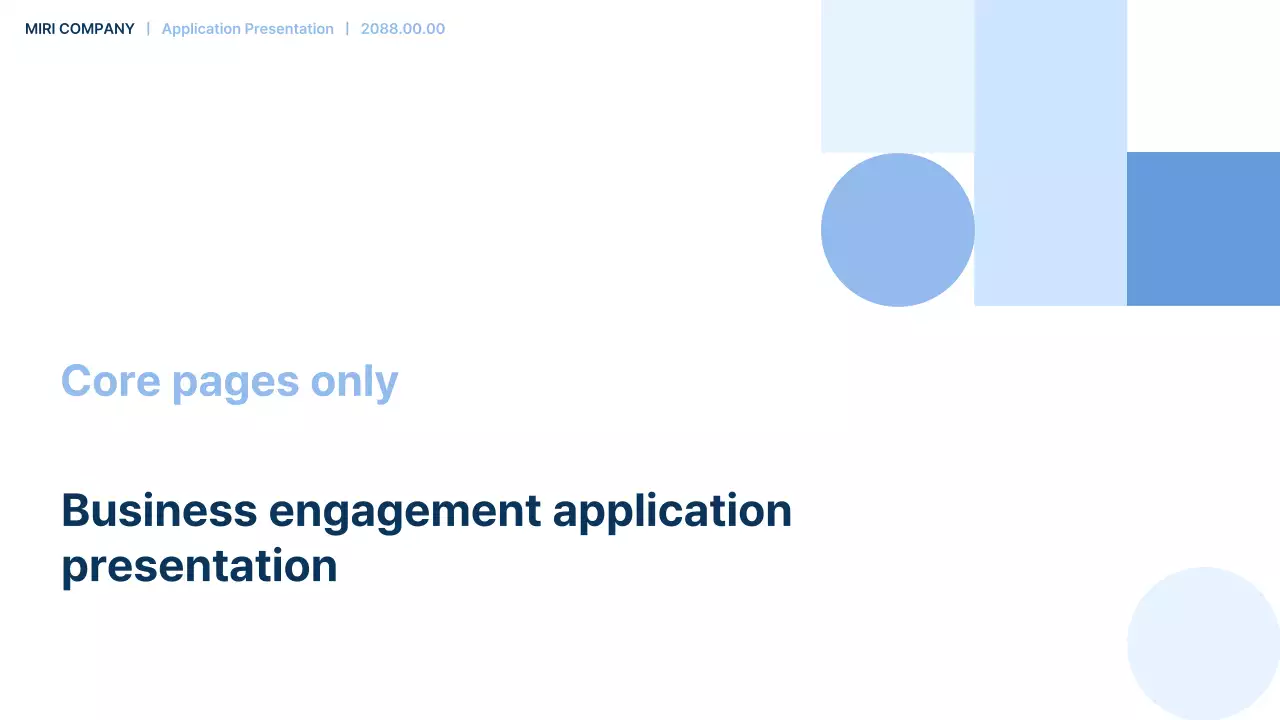 Descrição do formulário de pedido de participação empresarial simples azul claro