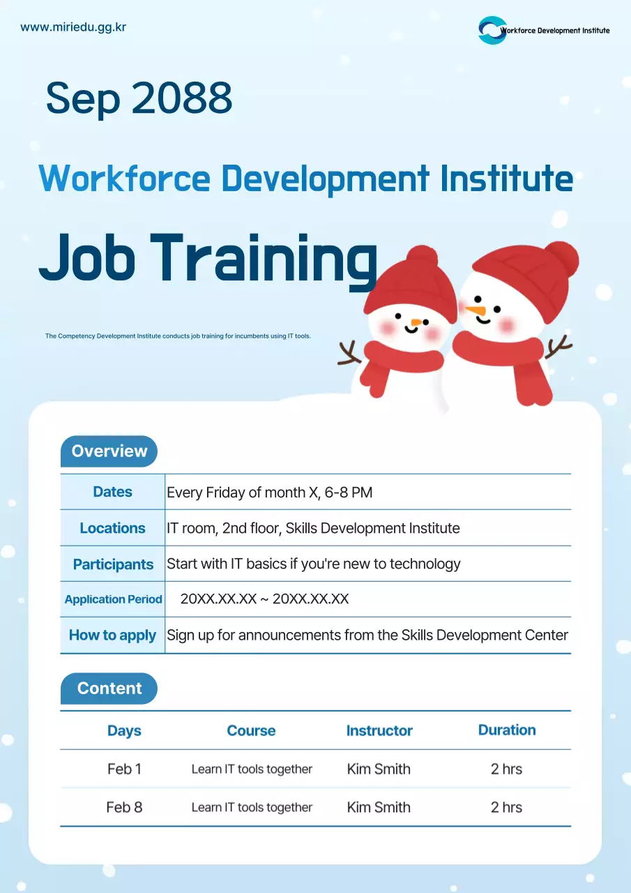 Hướng dẫn tài liệu giáo dục đơn giản màu xanh nhạt