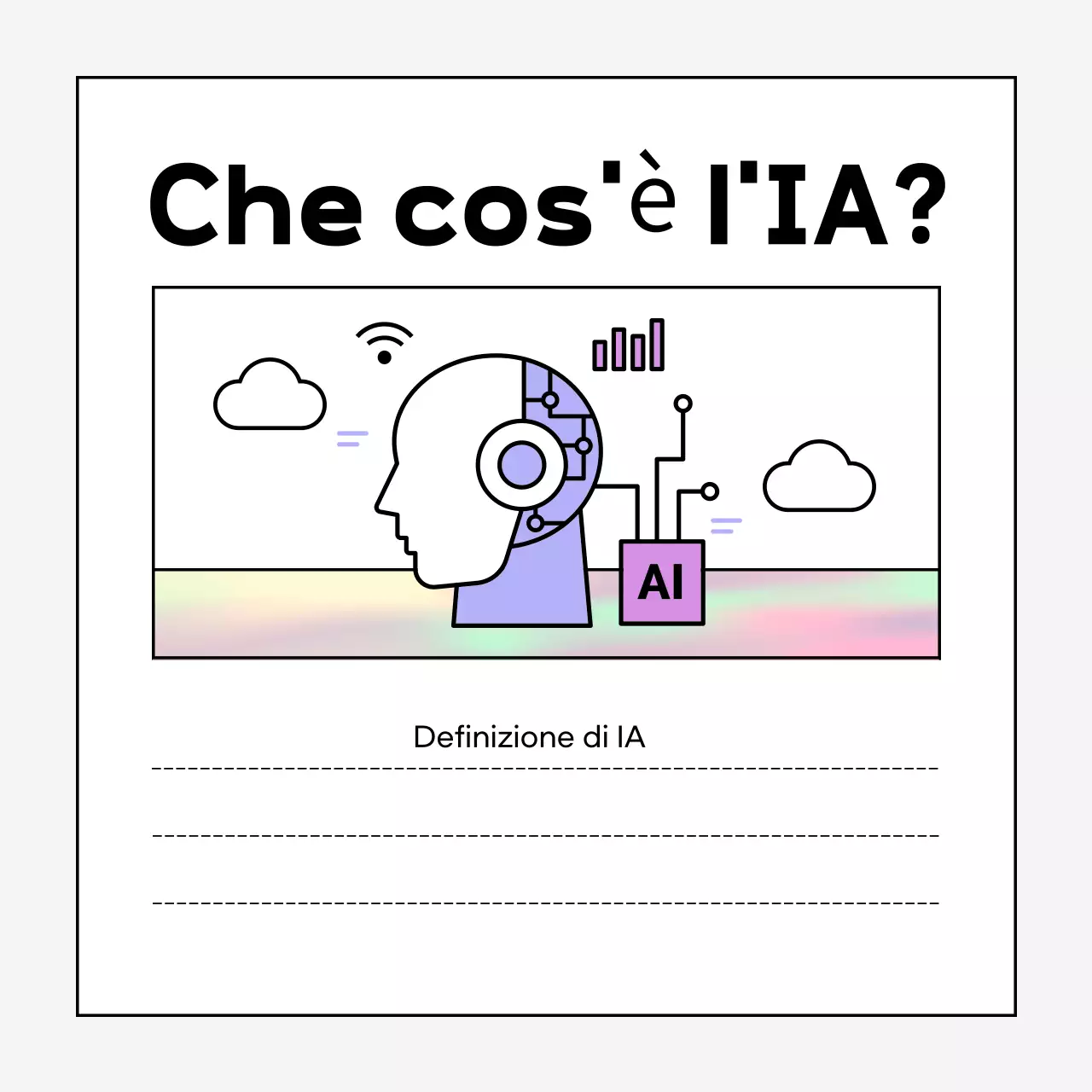 A proposito dell'AI moderna e color malva