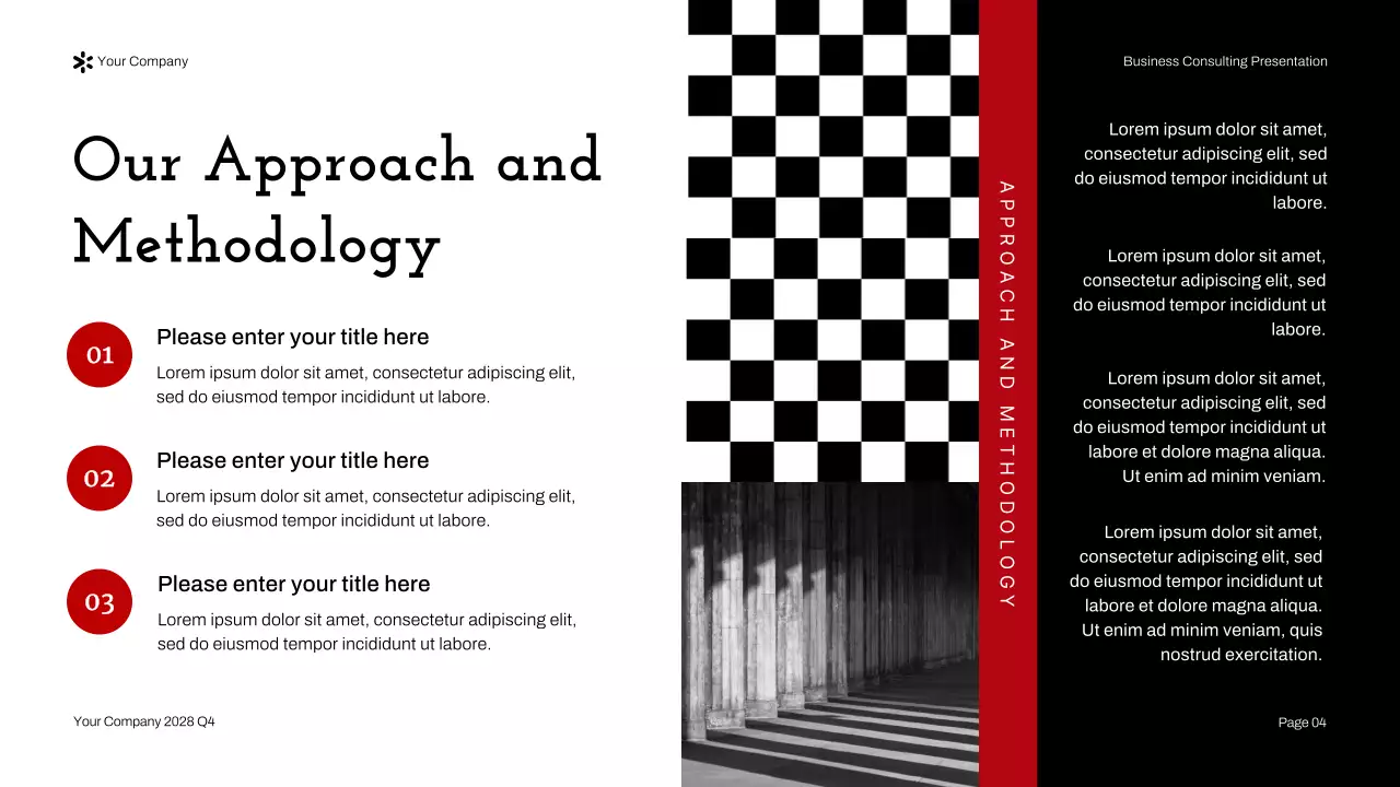 Red Modern Business Consulting Presentation