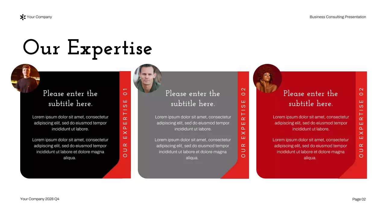 Red Modern Business Consulting Presentation