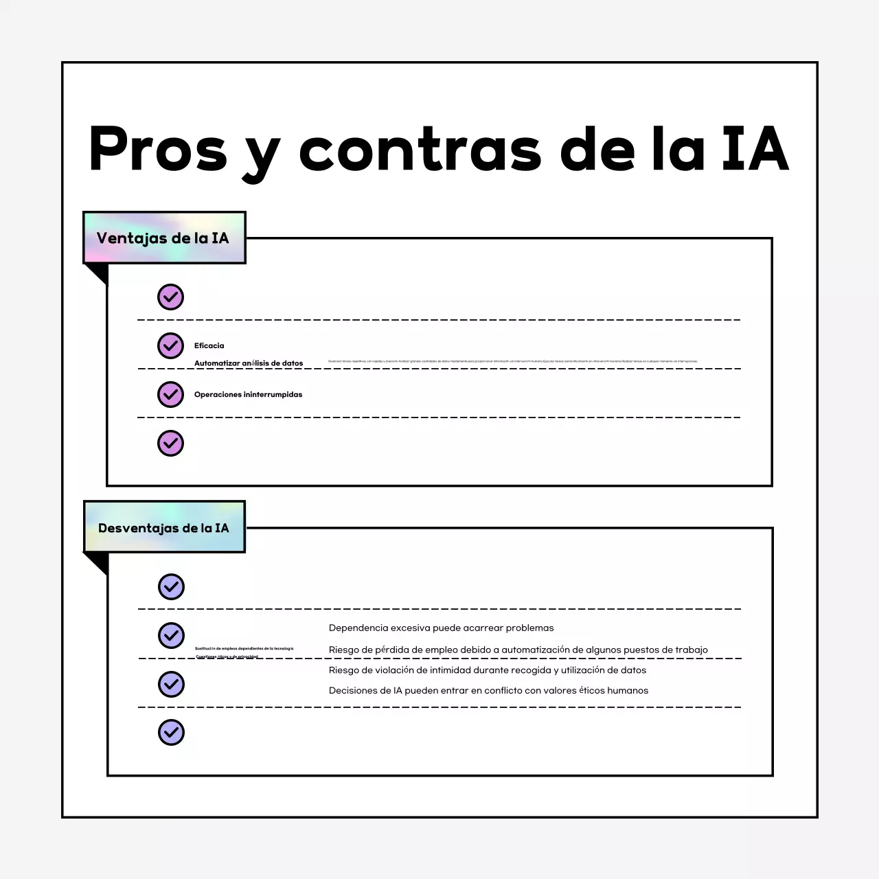 Sobre la IA malva y moderna
