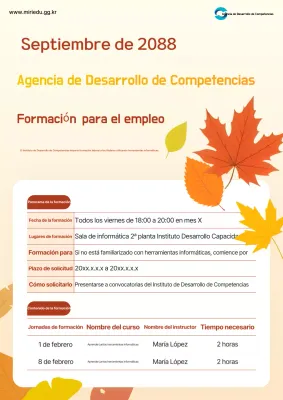 Guía de recursos Orange Simple Training