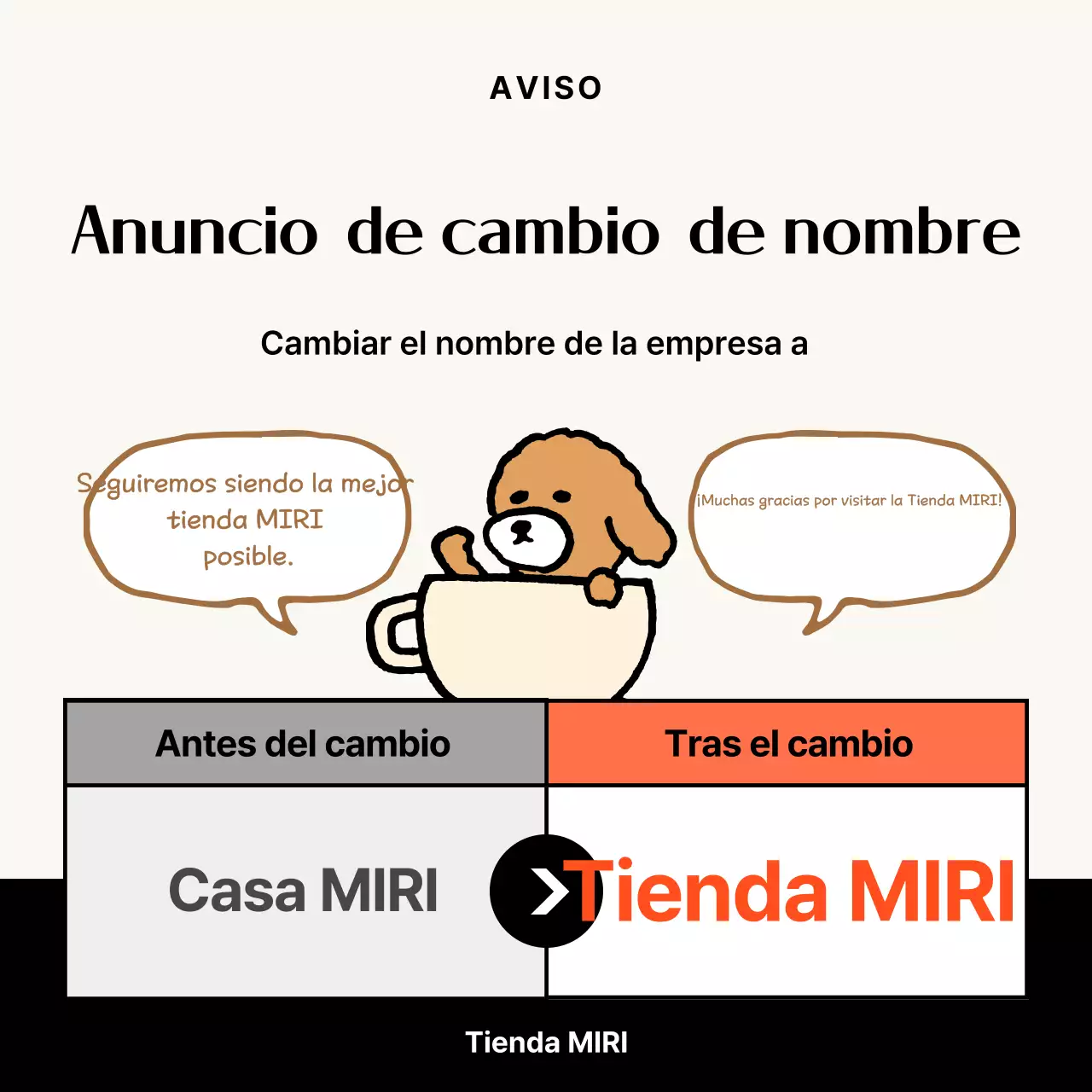 Cómo cambiar el nombre de su empresa Beige Simple