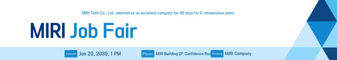 Sobre a Feira de Emprego Blue Simple