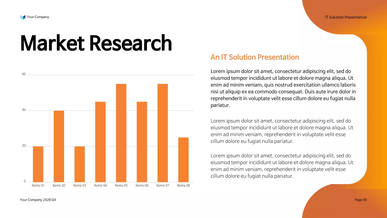 Orange Modern IT Solution Presentation