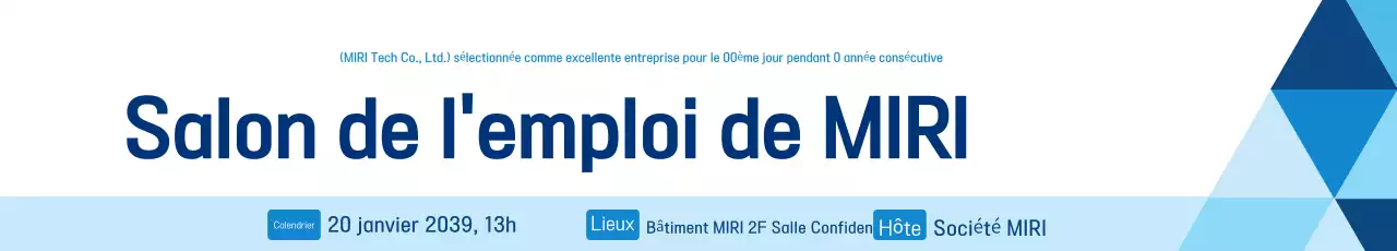 À propos du salon de l'emploi Blue Simple