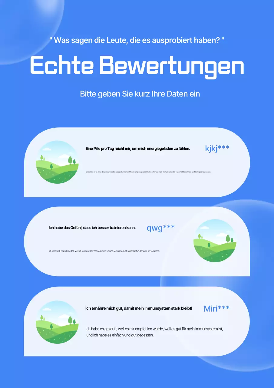 Blue Simple Review Anzeigen